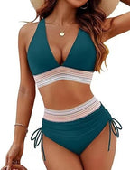 SilqueAura™ High Waisted Sculpting Bikini Set — Unleash Jaw-Dropping Curves and Confidence All Day Long