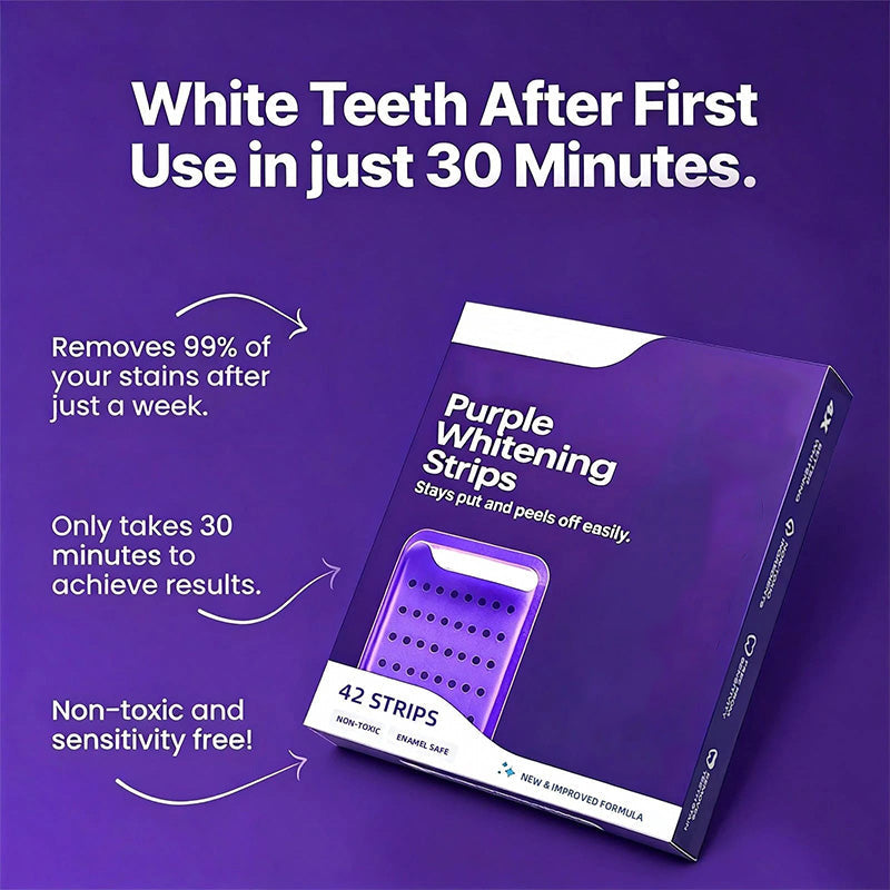 RadiantBeam™ Whitening Strips — Instantly Reveal a Brilliant Smile Without the Pain