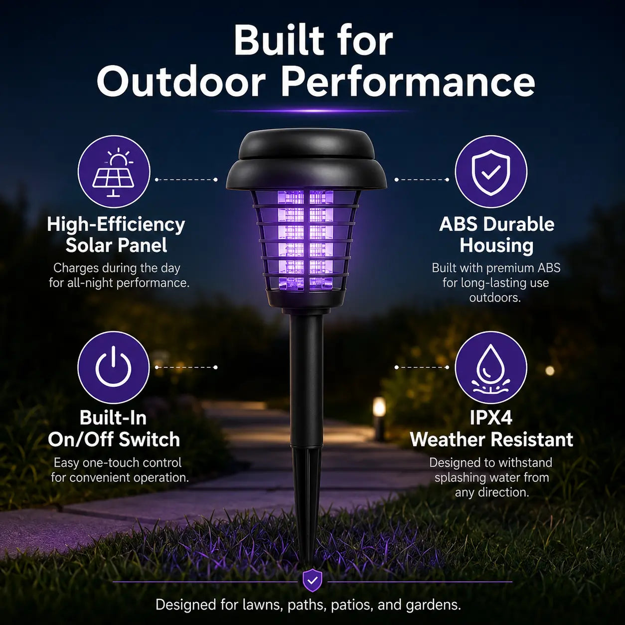 LumaGuard™ — Peaceful, Mosquito-Free Nights Powered by Pure Solar Calm