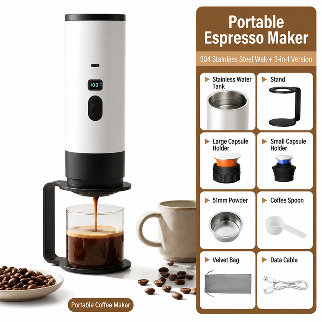 VeroBrew™ — Unleash Bold, Café-Quality Espresso Wherever Adventure Calls