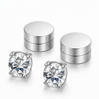 LumiCharm™ Magnetic Zircon Earrings — Dazzle Effortlessly with Pain-Free, Piercing-Free Glamour