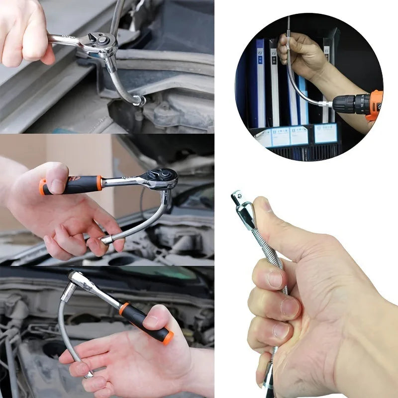 TorqueGlide™ — Master Tight Spots with Lightning-Fast Flexibility and Unstoppable Strength