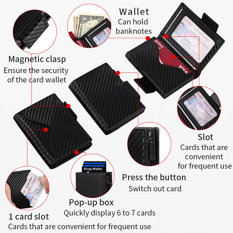 LightningGuard™ Slim RFID Wallet — Carry Confidence with Invisible Security and Effortless Access