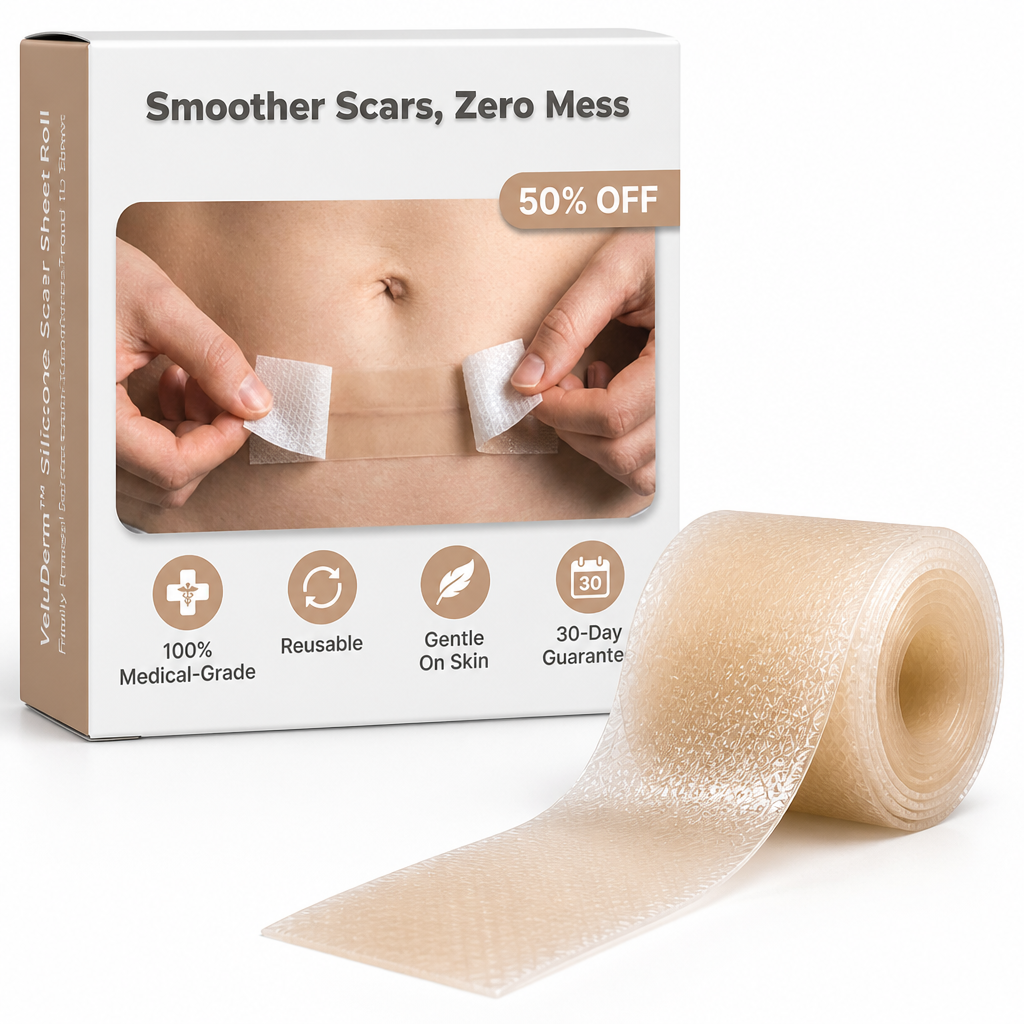 Silvex™ Silicone Scar Sheet Roll — Finally Reveal Smooth, Confident Skin You’re Proud To Show