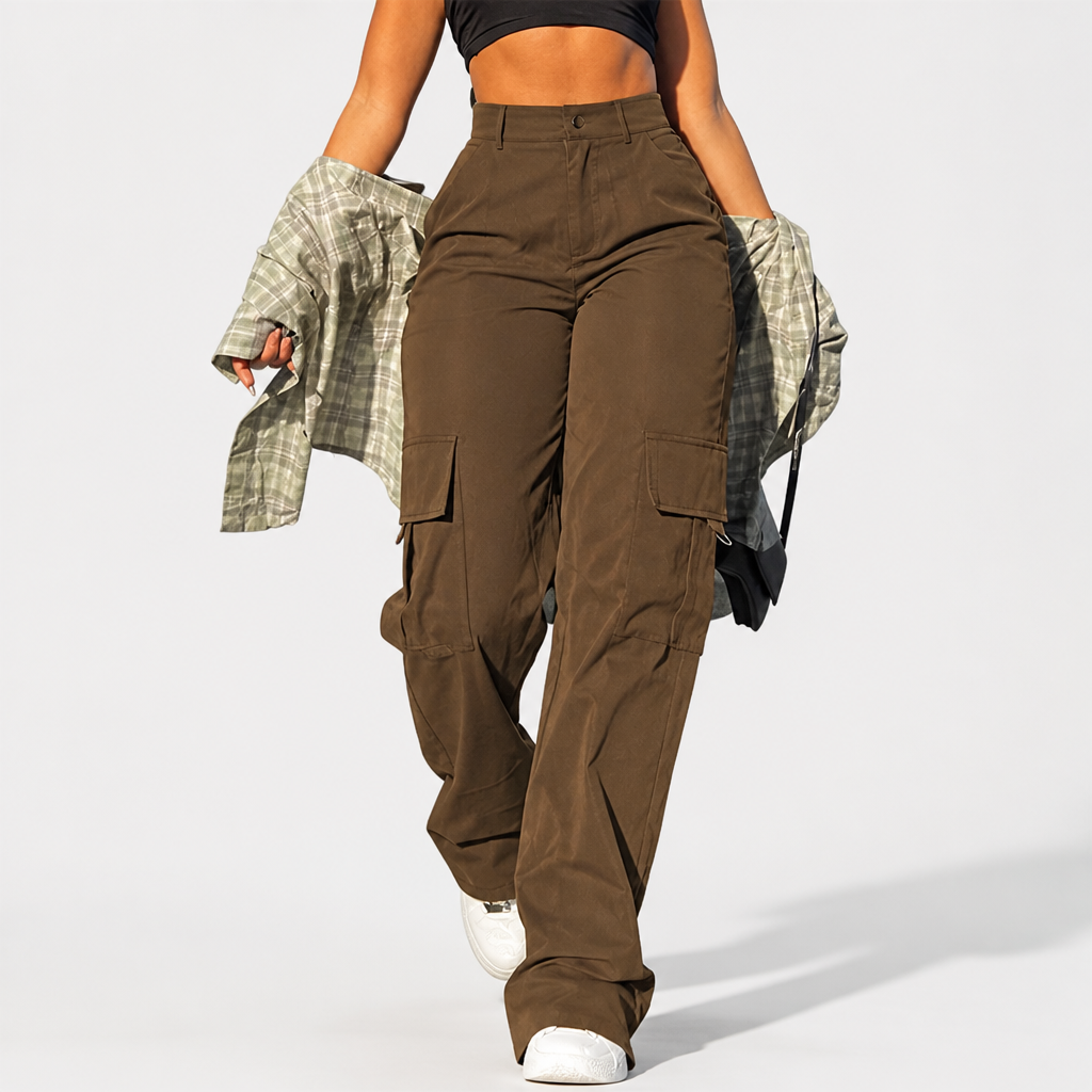 VostraLuxe™ Slimming Cargo Pants — Command Attention with Every Confident Step