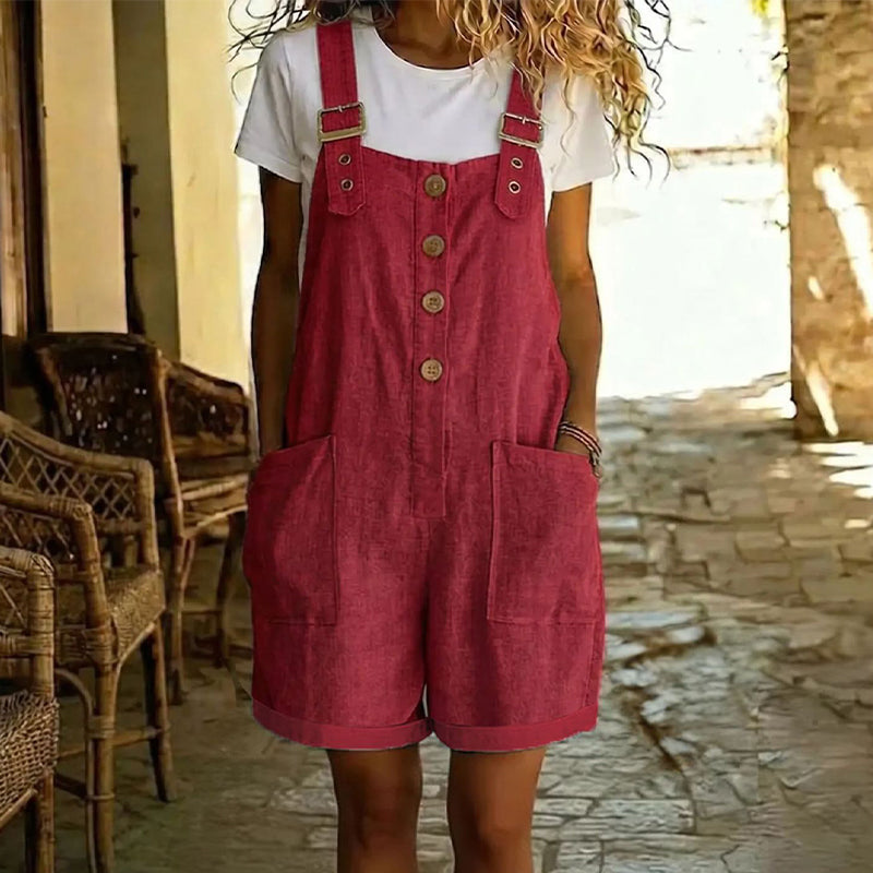 ZevaBreeze™ Short Overalls — Slip Into Effortless Cool and Confidence Every Summer
