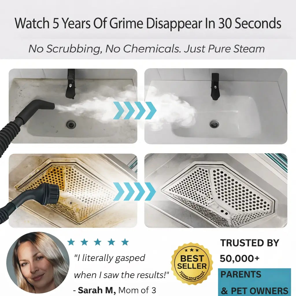 VaporLux™ — Experience Effortless Sparkle and Pure, Chemical-Free Clean Every Time