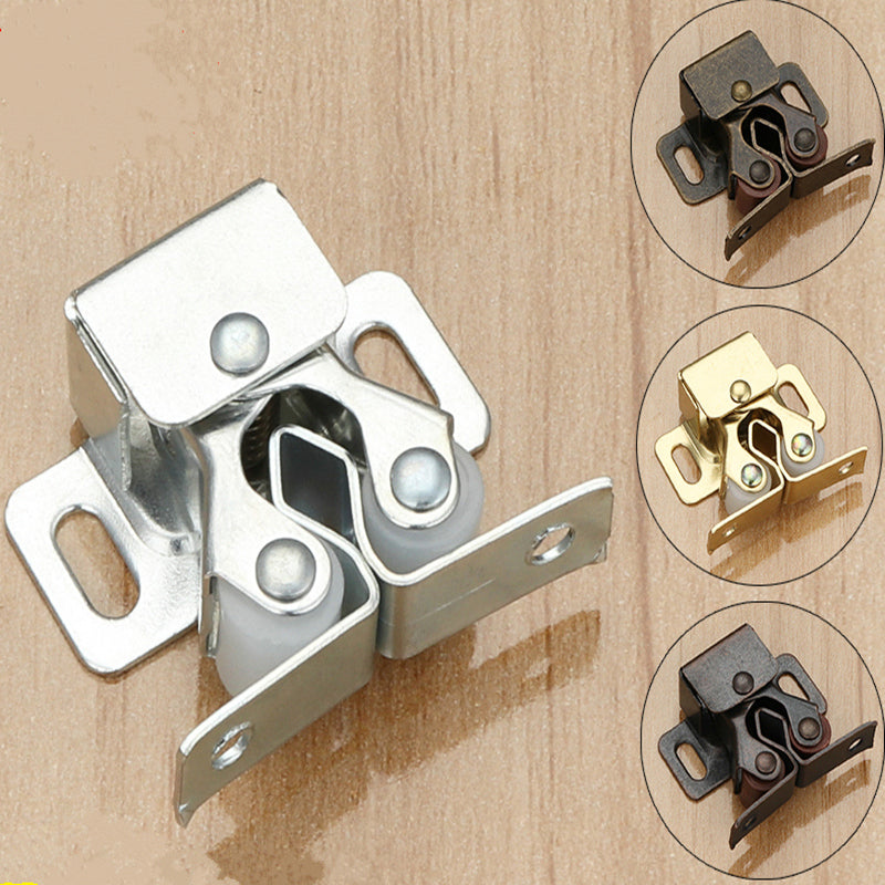 SteelLock™ Dual Roller Cabinet Latches (Set of 4) — Lock In Quiet Strength and Unshakable Peace of Mind