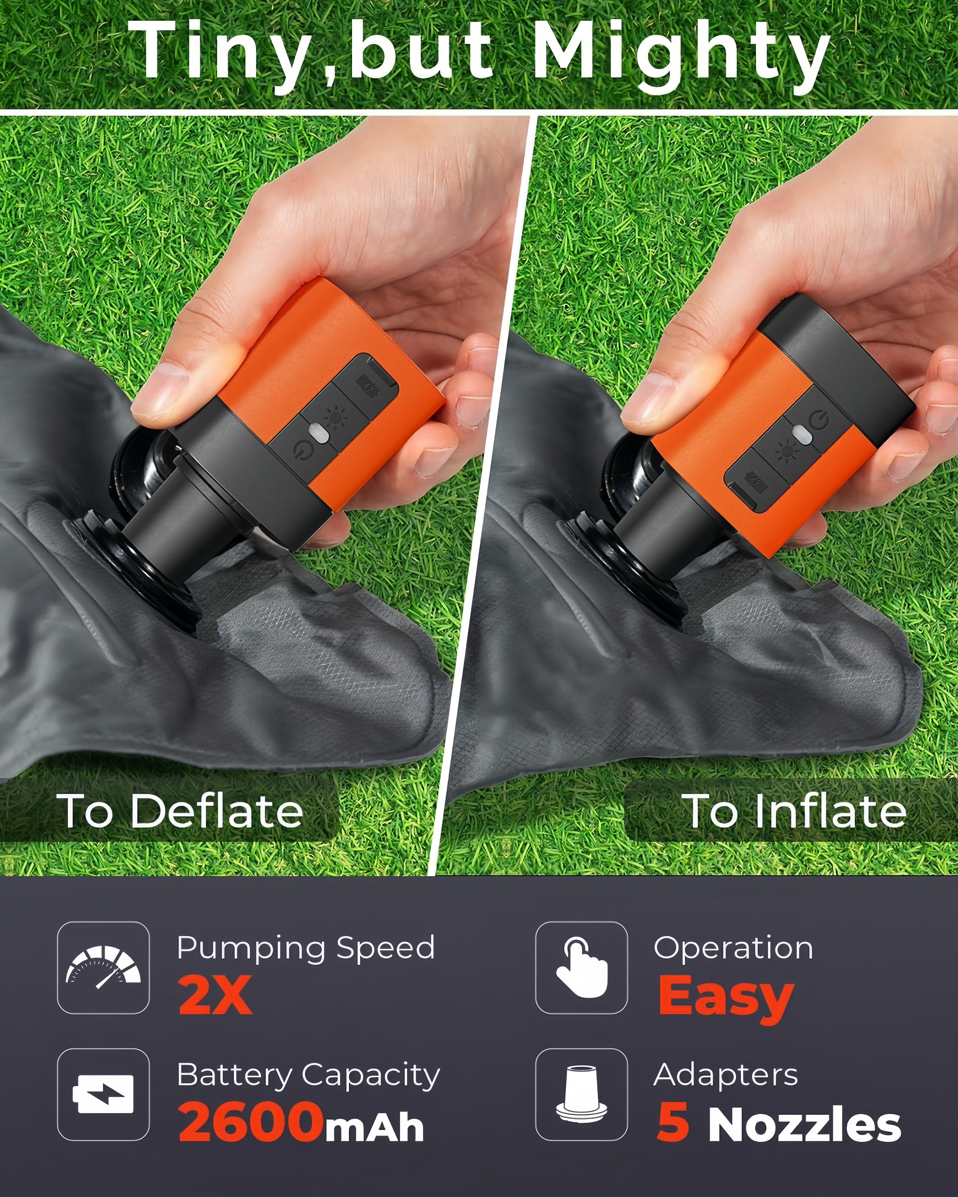 TurboNest™ — Inflate Fast, Pack Smart, Live More