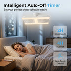 ZephyrLuxe™ — Command Your Comfort with Cool Air and Mood-Light Magic