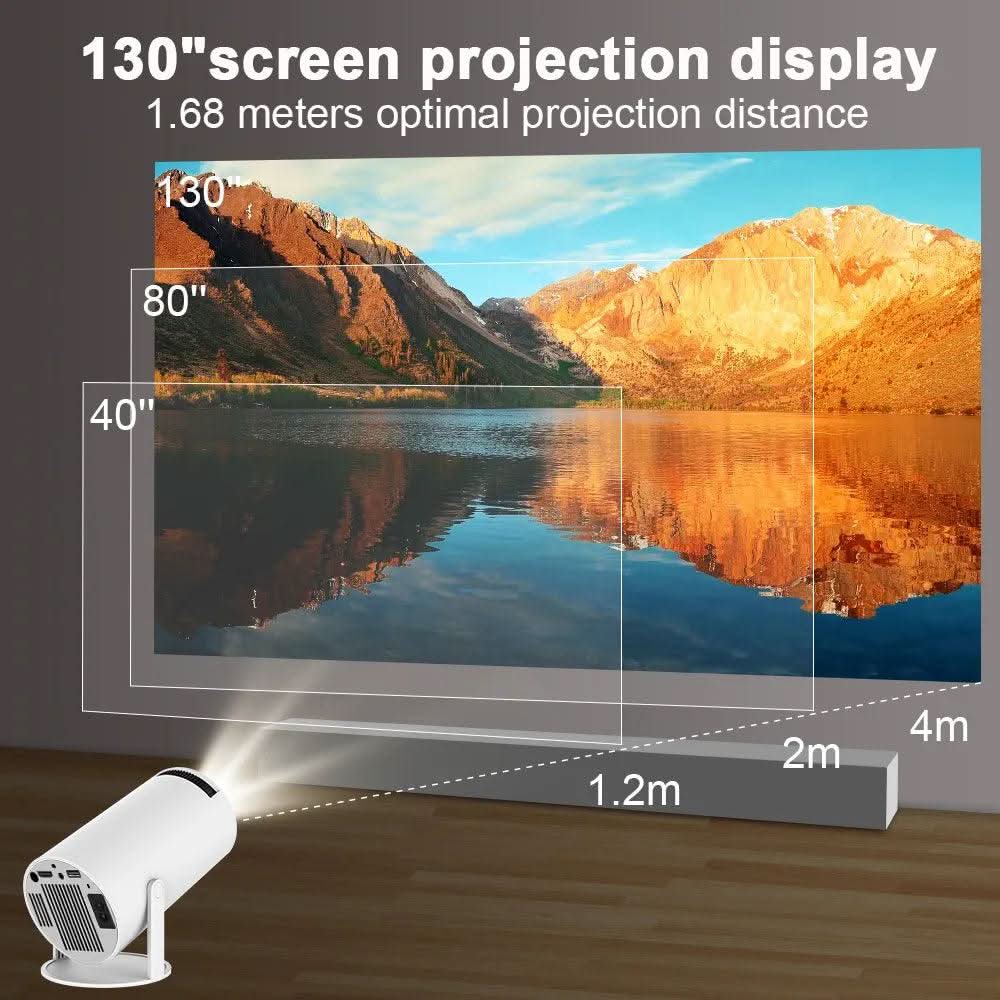 VystaVue™ — Transform Any Space into a Jaw-Dropping 130” 4K Cinema Experience