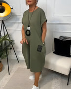 ViraLuxe™ Hoodie Dress — Effortless Comfort That Flattens Every Curve and Elevates Your Style