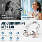 BreezeAura™ — Your Personal, Whisper-Quiet Cool Anywhere You Go