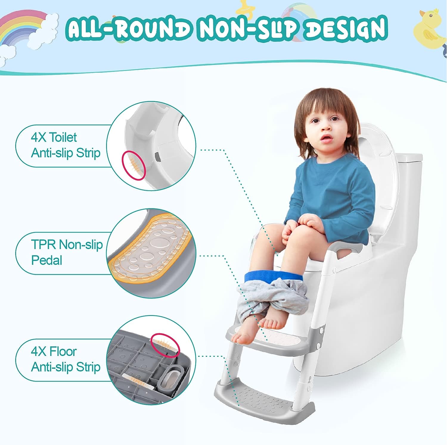 StrideStep™ — Empower Your Toddler to Master Potty Time with Confidence and Comfort