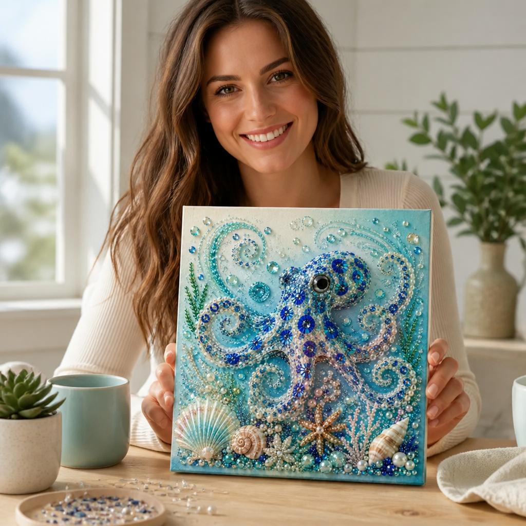 SeaLustre™ Pearl Art Kit — Melt Stress Away with Every Shimmering Pearl You Place