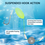 HydroGlide™ Dual-Hook Rig — Hook More Fish Without the Snag Frustration