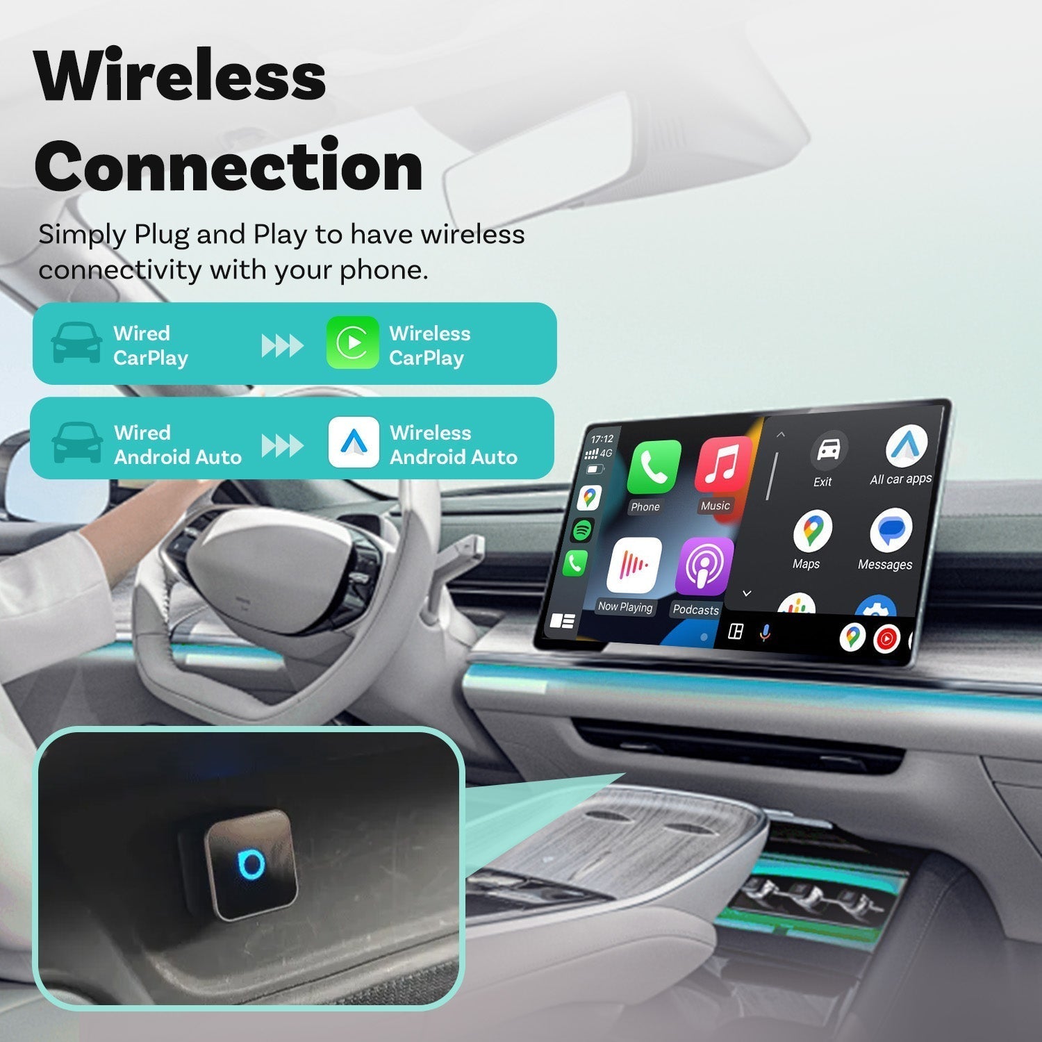 GlideLink™ Wireless Adapter — Break Free from Cords and Drive with Effortless Control