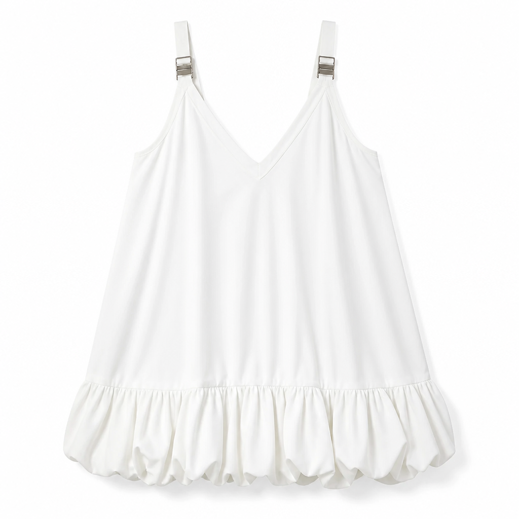 Ruffelle™ — Turn Heads All Summer in a Breezy V-Neck Ruffle Dress