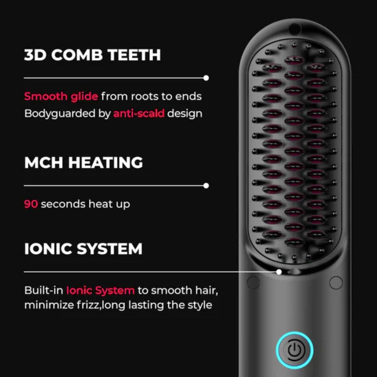 SleekSculpt™ — Effortless Cord-Free Shine and Silky Smooth Hair Anywhere