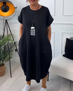 ViraLuxe™ Hoodie Dress — Effortless Comfort That Flattens Every Curve and Elevates Your Style