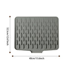 FlowDry™ Silicone Drying Mat — Cut Drying Time and Keep Every Dish Safe and Spotless