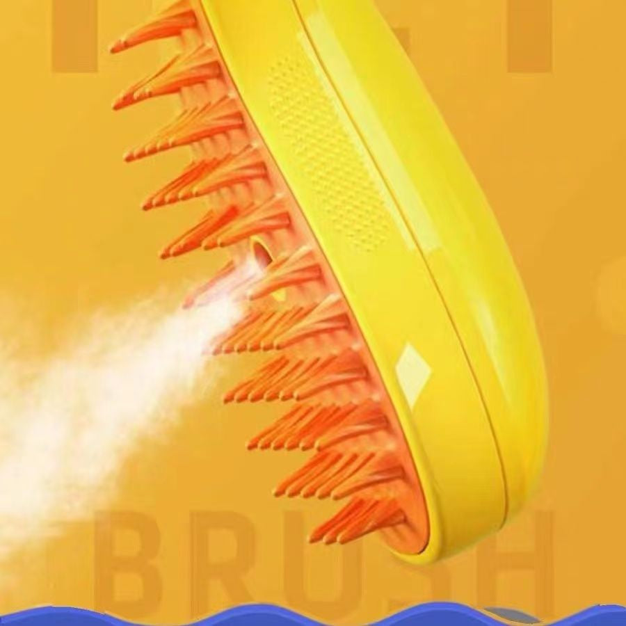 Brosse à vapeur électrique pour animaux de compagnie avec peigne de massage et spray (1+1 GRATUIT AUJOURD'HUI !)