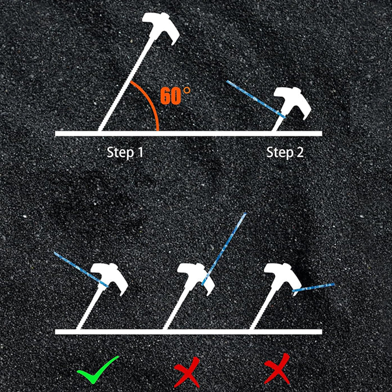 GripMax™ Stakes — Lock Your Tent Tight and Feel Lightning-Fast Peace of Mind