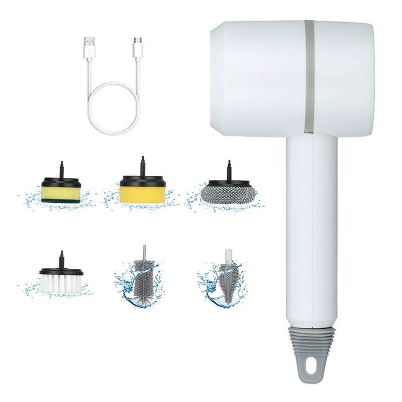 Brosse de nettoyage électrique Brosse à vaisselle 