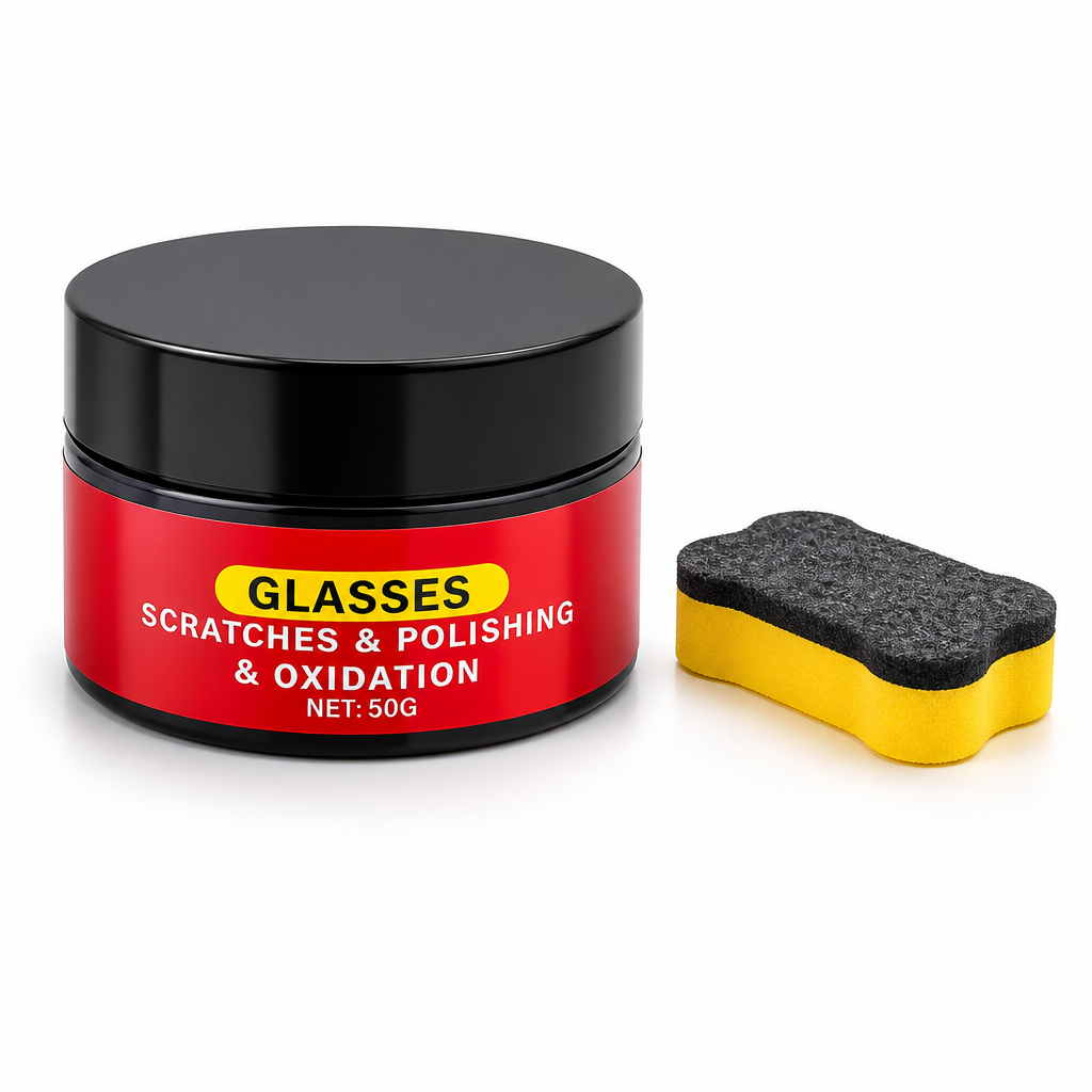 ClarityPro™ Glass Renewal Paste — Instantly Erase Scratches and Enjoy Crystal-Clear Views That Last