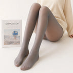 VelouraGlide™ Plush Lined Tights — Flaunt Silky, Warm Legs That Shape Confidence All Day