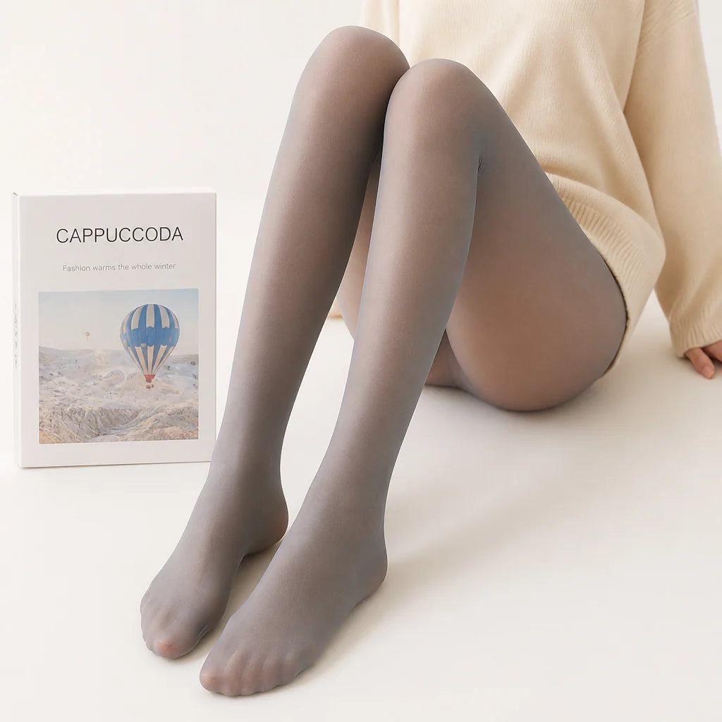 VelouraGlide™ Plush Lined Tights — Flaunt Silky, Warm Legs That Shape Confidence All Day