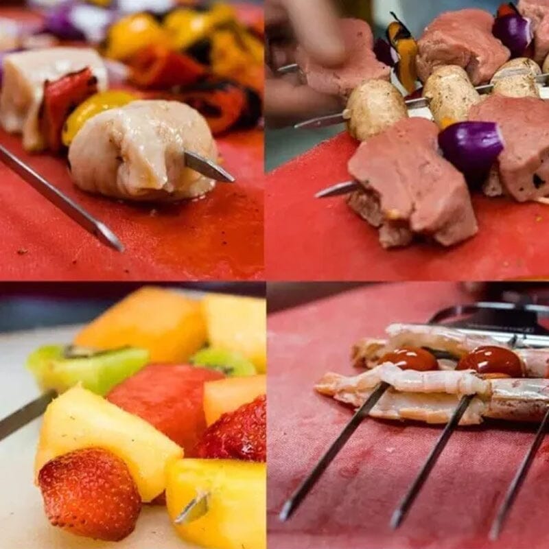 BlazeBite™ Grill Skewers — Unlock Juicy, Flavor-Packed Kabobs Without the Hassle