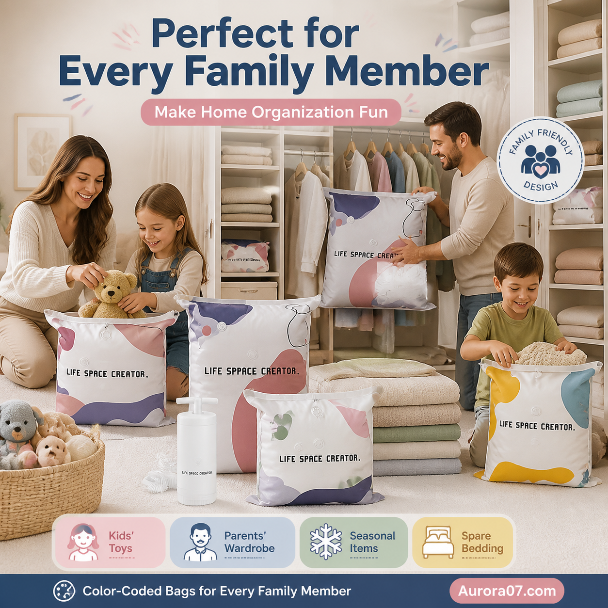VastaSpace™ Vacuum Storage Bags — Instantly Reclaim Your Home’s Calm and Space