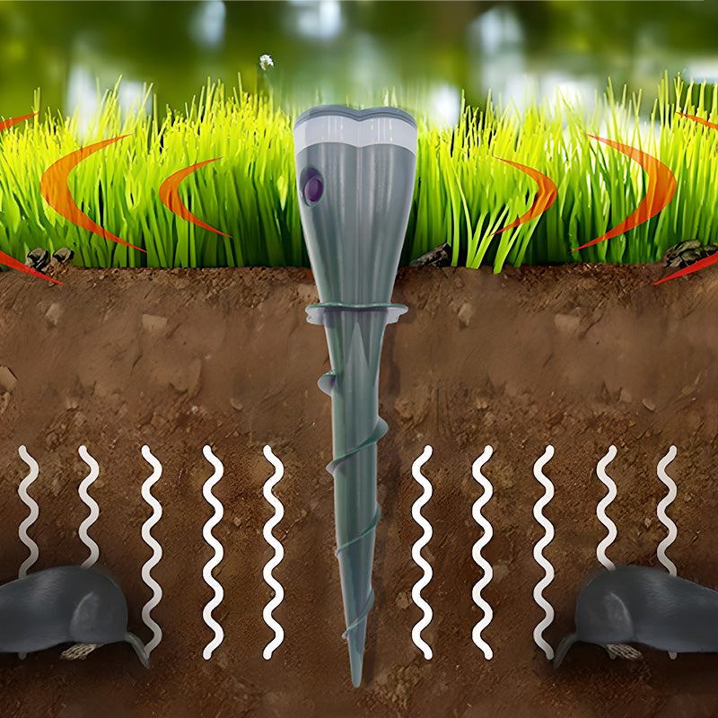 TerraGuard™ — Silent Solar Power That Saves Your Garden from Destructive Pests
