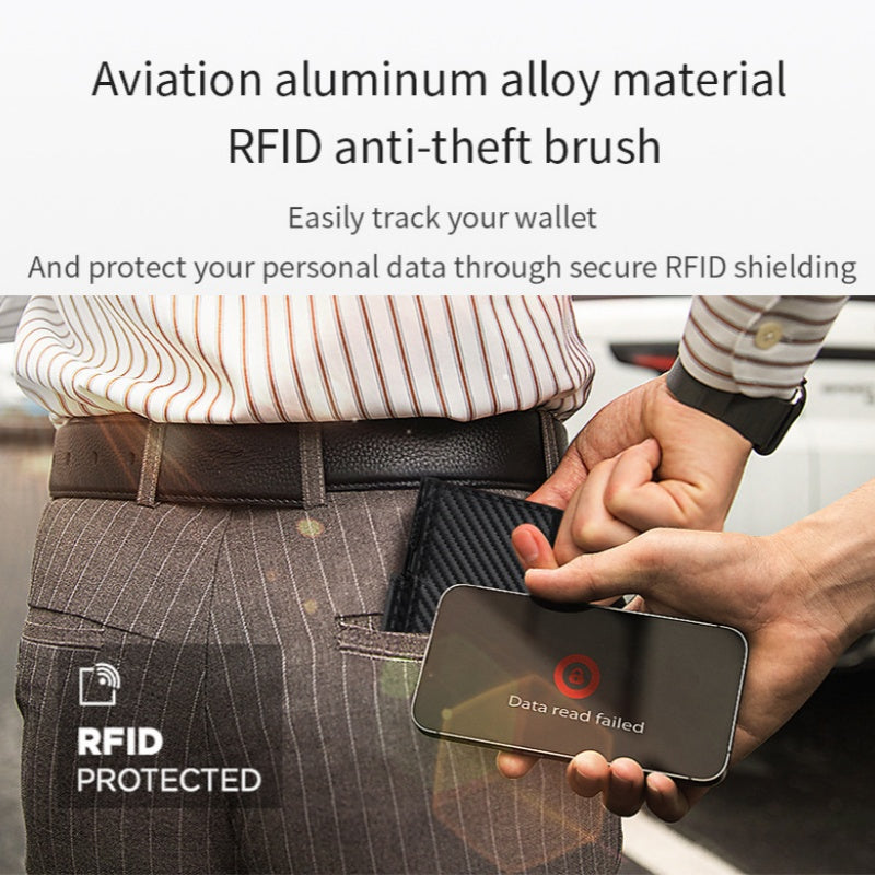 LightningGuard™ Slim RFID Wallet — Carry Confidence with Invisible Security and Effortless Access
