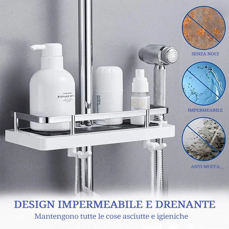 AquaNest™ — Transform Your Shower Into a Clutter-Free, Calm Sanctuary