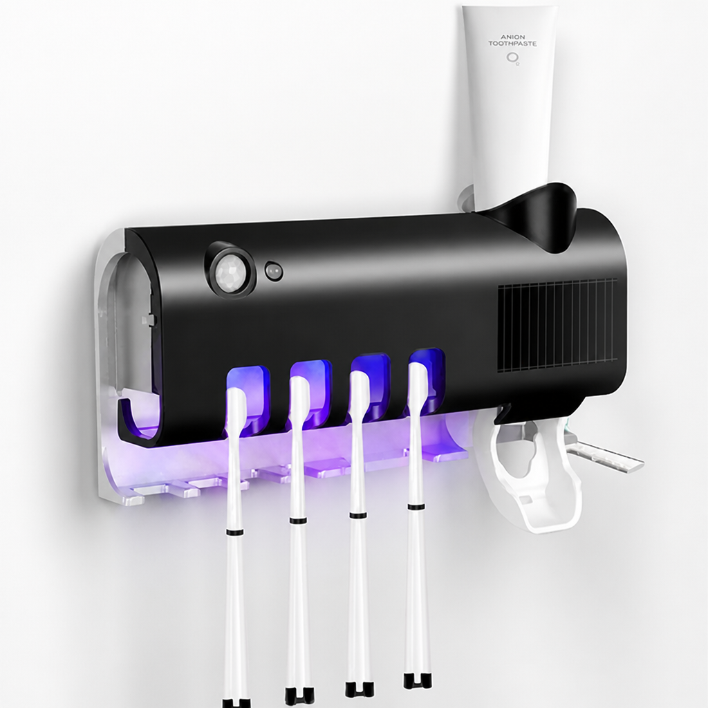 PureSense™ UV Sanitizer & Organizer — Banish Germs and Clutter for a Fresh, Sparkling Smile Every Day