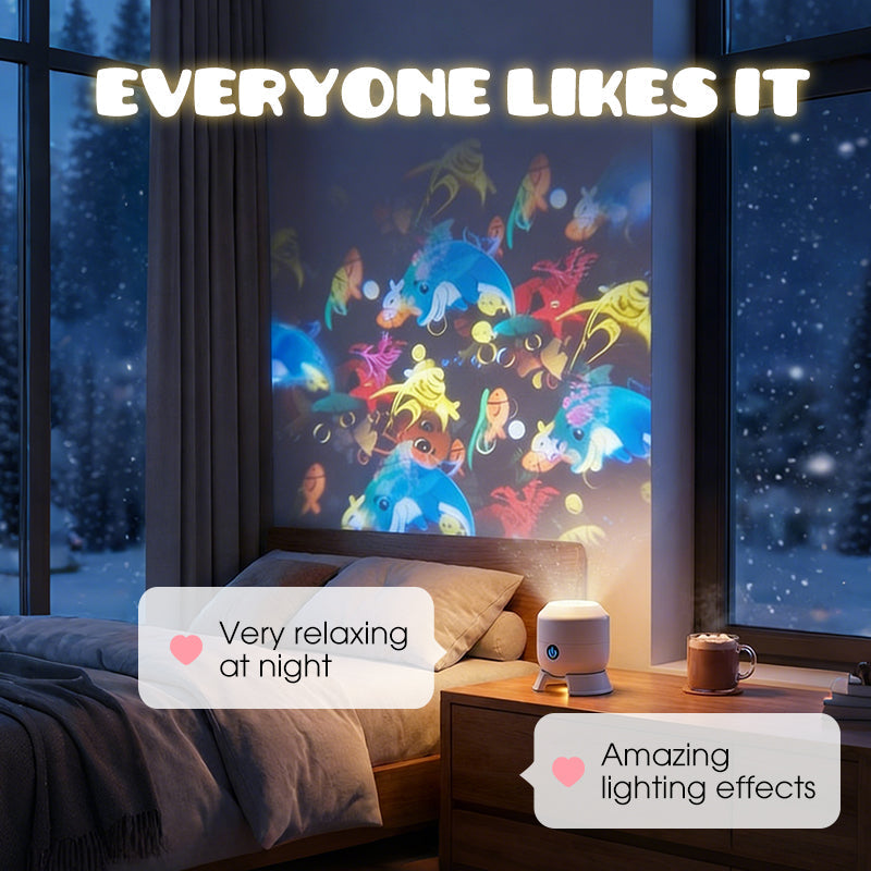 AzureLume™ — Escape Stress Instantly with Living Ocean Waves and Starry Skies