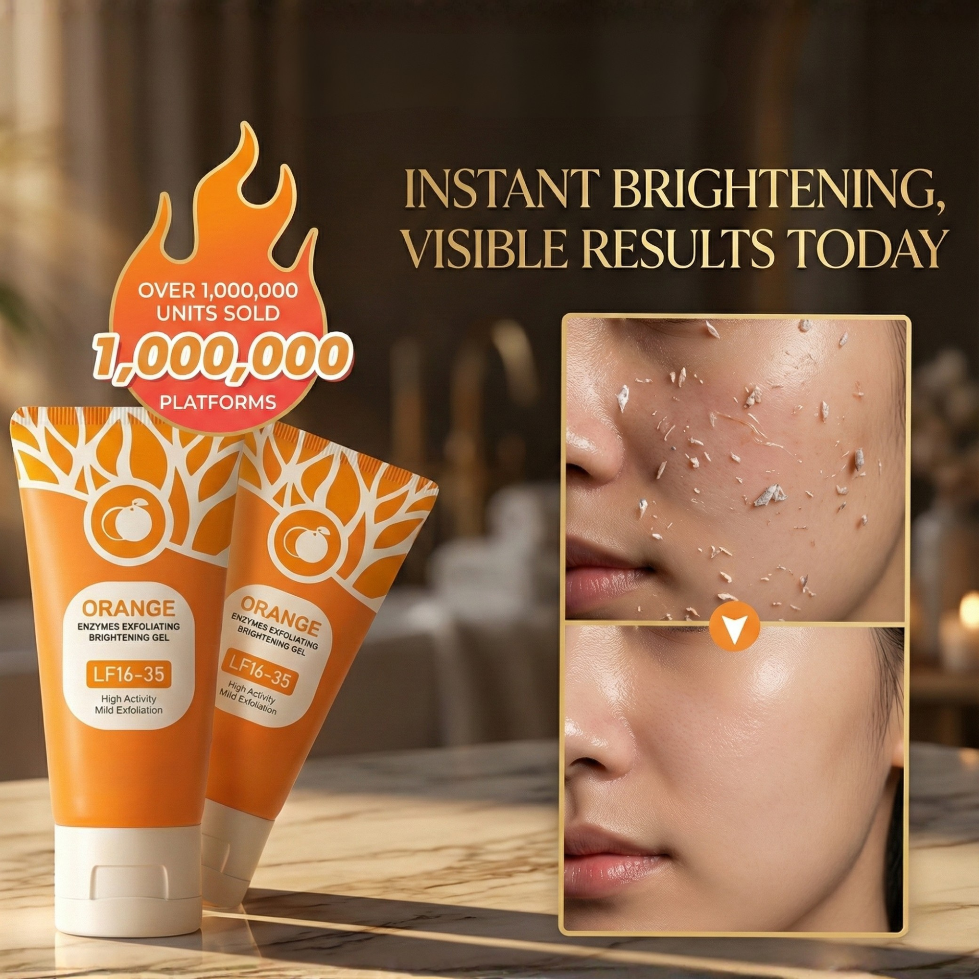 LumiSculpt™ Citrus Enzyme Renewal Gel — Reveal Silky, Radiant Skin You’ll Love to Touch