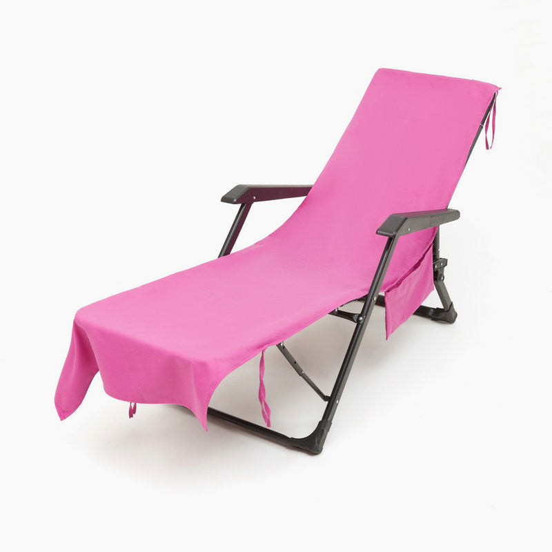 ShoreEase™ Sun Lounger Towel — Escape Sand Hassles with Instant Dry Comfort and Secure Storage
