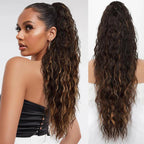 Synthetic Wave Ponytail™ — Turn Heads Instantly with Effortless, Bounce-Filled Volume