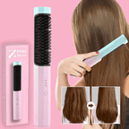 SilkSure™ Cordless Straightening Brush — Glide to Silky, Frizz-Free Hair Anywhere, Anytime