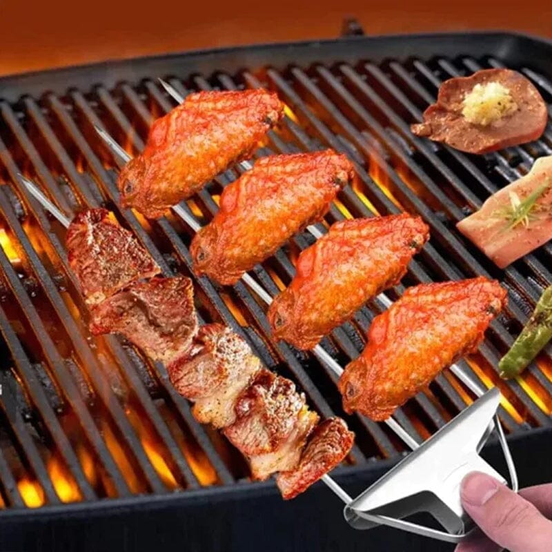 BlazeBite™ Grill Skewers — Unlock Juicy, Flavor-Packed Kabobs Without the Hassle
