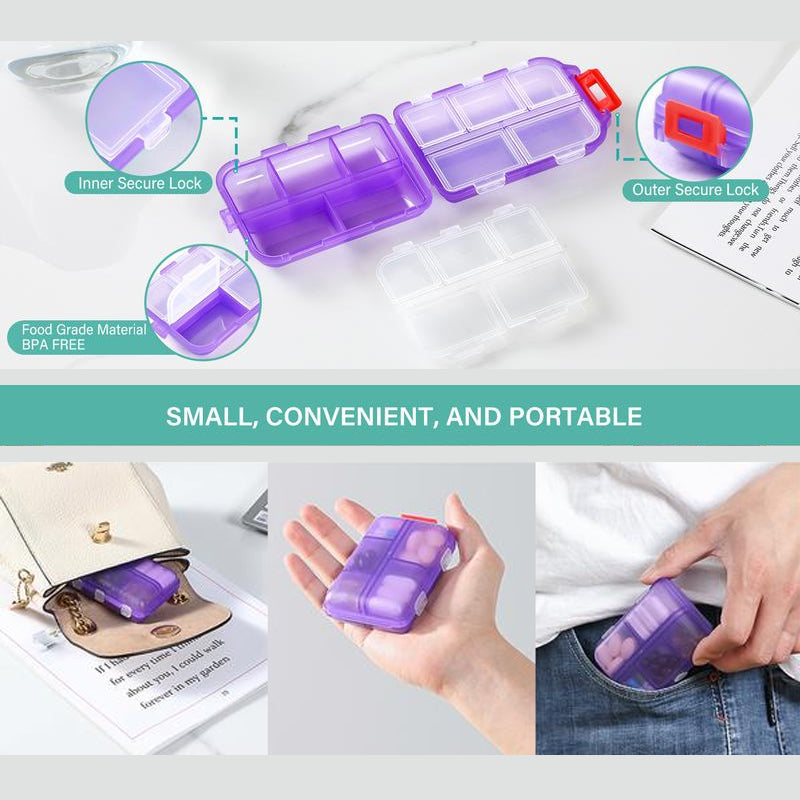 Travel Pill Organizer Box™ — Pocket-Sized Power to Keep Your Meds Safe and Sorted Everywhere