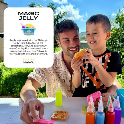 RambleJelly™ — Ignite Your Child’s Creativity with Safe, Squishy STEM Fun (4 colors/Set)