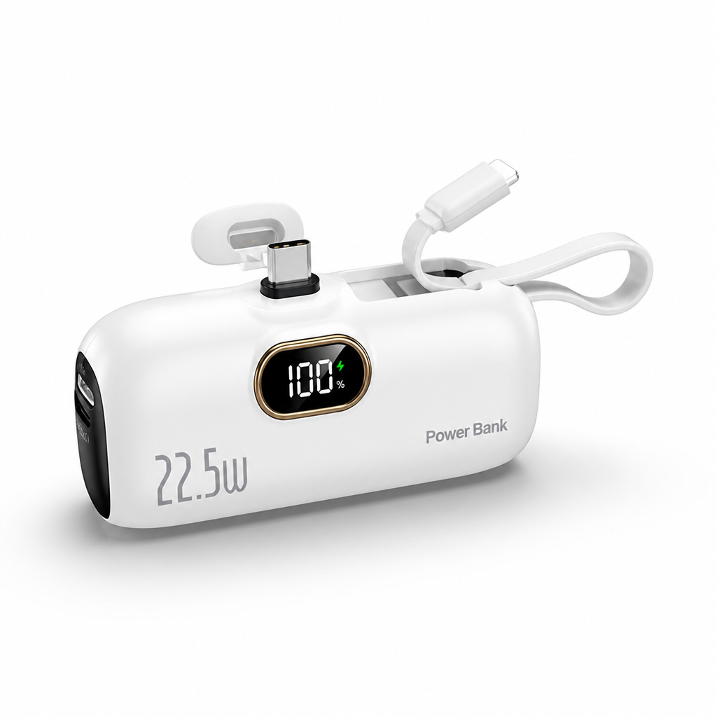 VoltEdge™ 5000mAh Mini Power Bank — Turbo Charge Your Freedom and Never Miss a Moment
