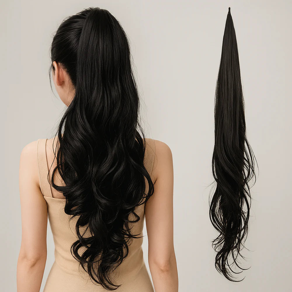 SilkAura™ Ponytail Extension — Unlock Instant Volume and All-Day Glam Confidence