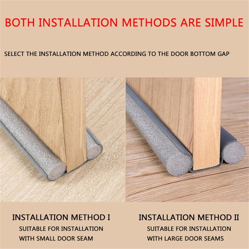 QuietGuard™ Dual Seal — Lock Out Noise and Drafts for Instant Peace and Warmth