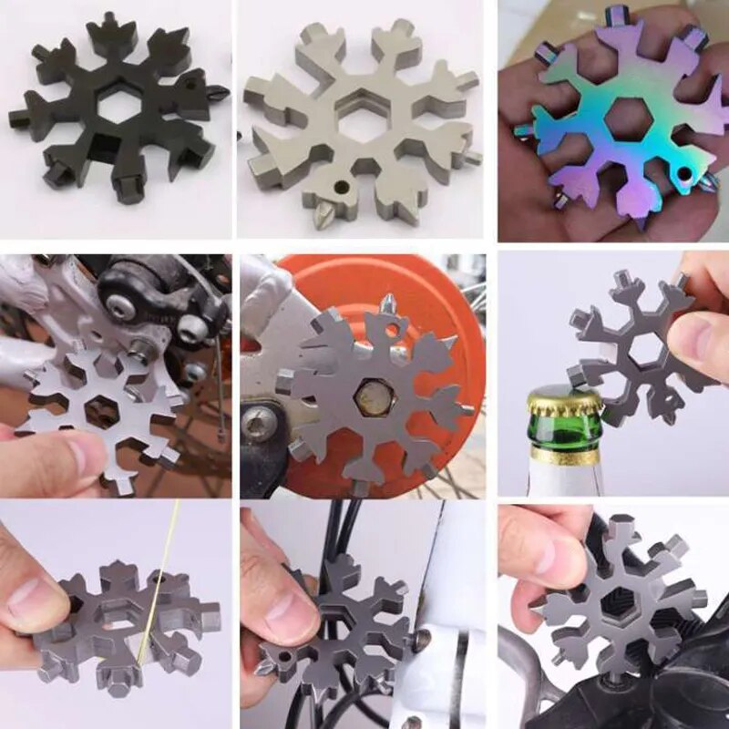 TITANForge™ Multi-Tool Snowflake — Your Pocket Power for Instant Fixes and Limitless Confidence