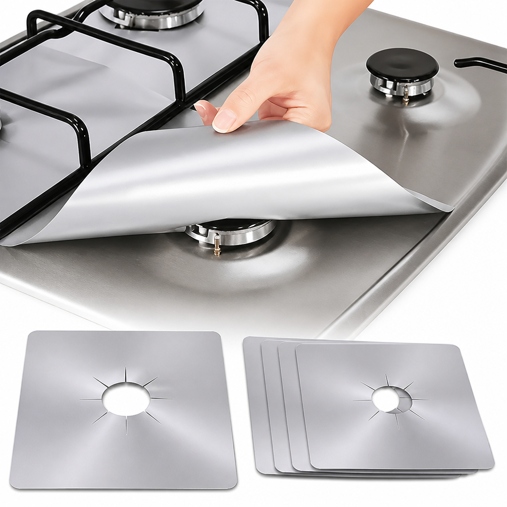 FlameGuardPro™ — Effortless Stove Protection That Makes Cleaning a Breeze